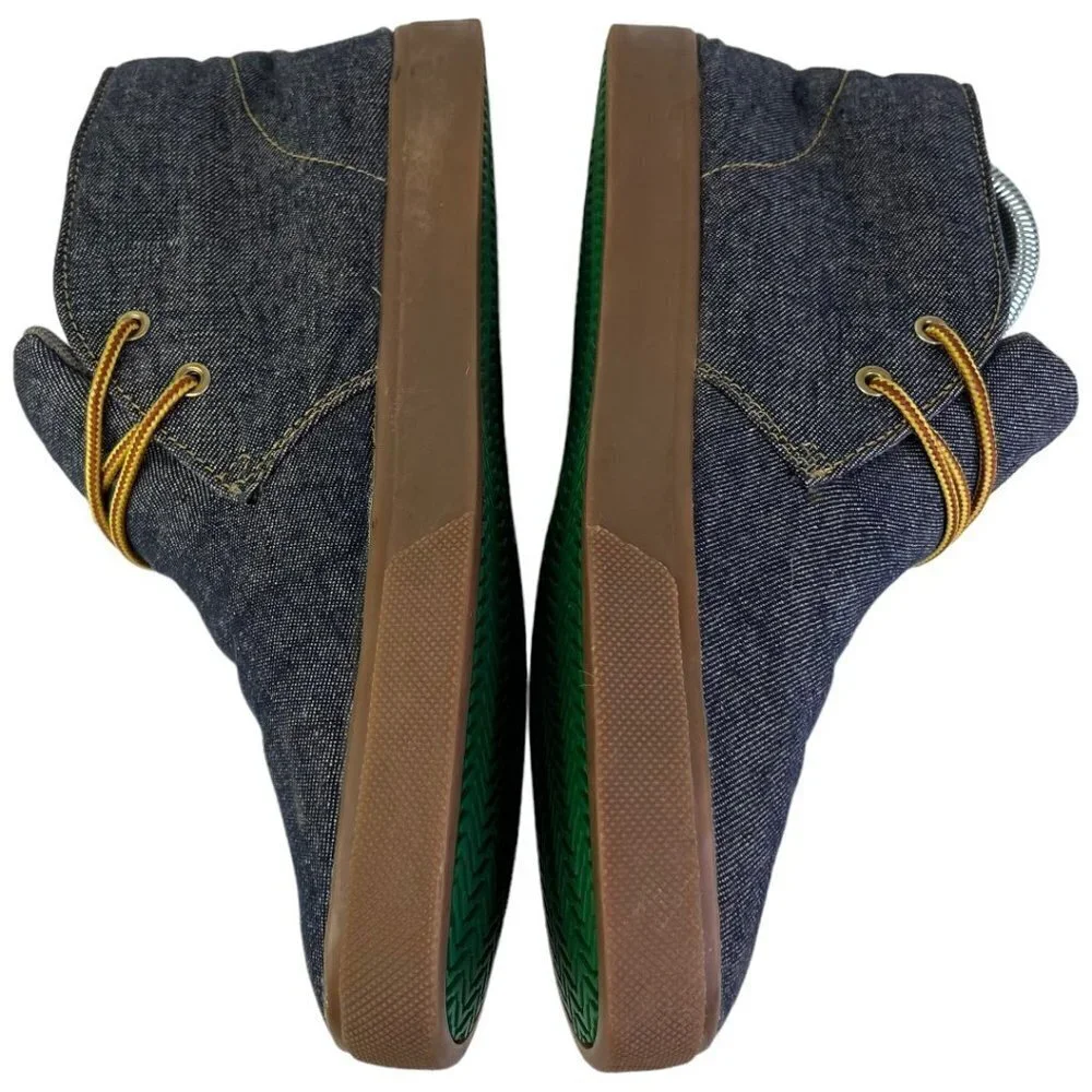 Keep Unisex Shaheen Shoe Size 10 Women 8.5 Men Non Slip Rubber Sole Mid Top Blue